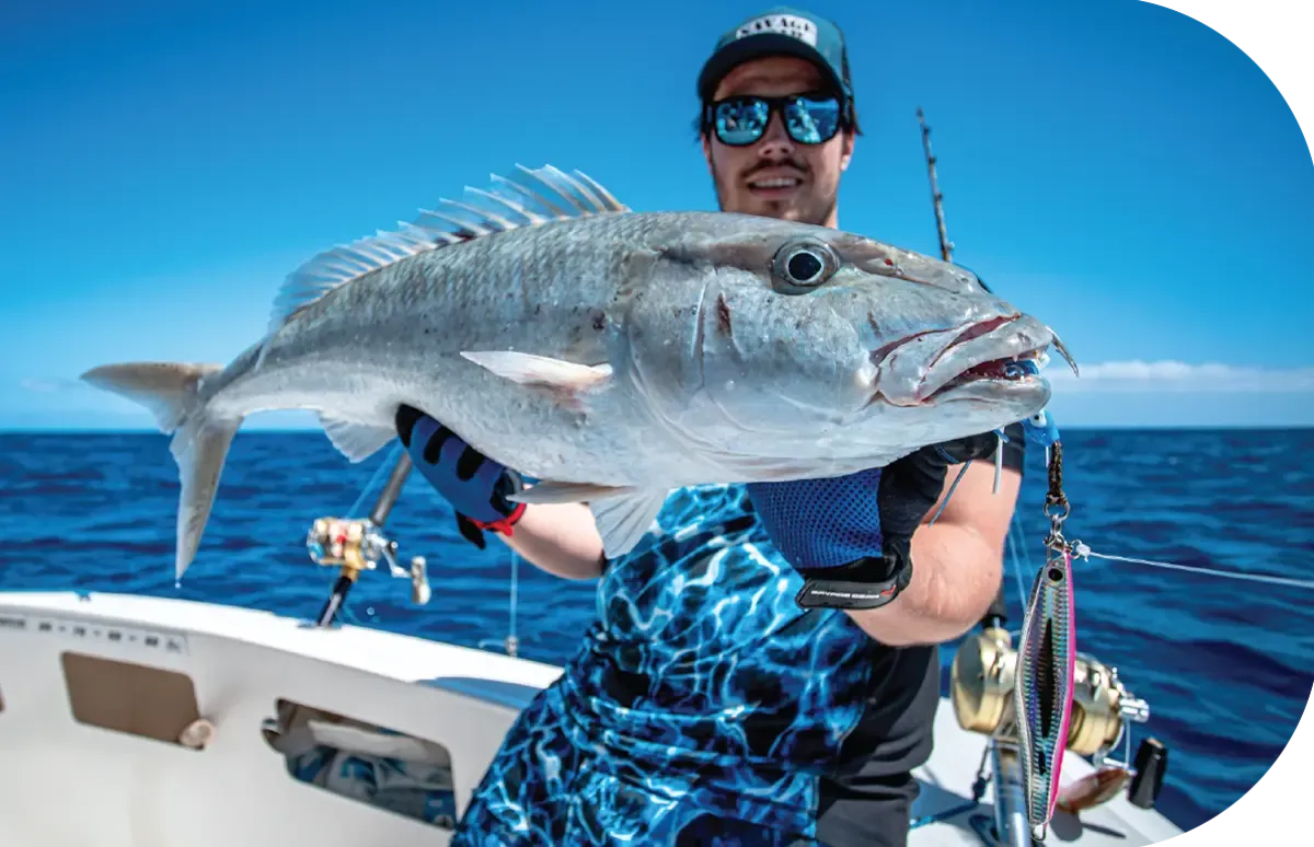 L'oiseau des îles ll is equipped with high-end equipment for multi-fishing practices: