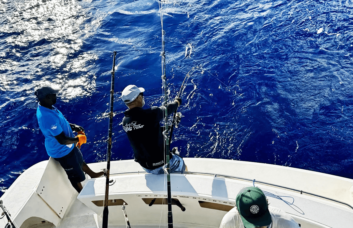 Expérience de pêche au gros en équipe au large de Rodrigues