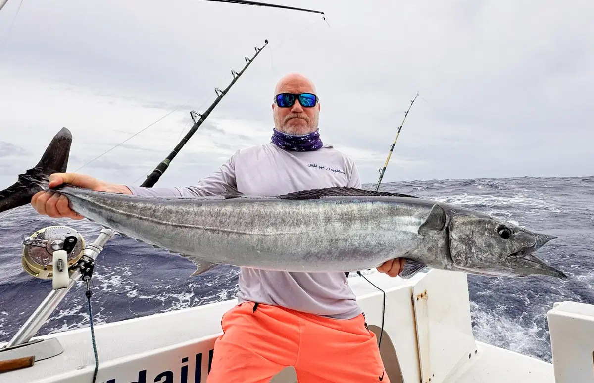 Gros thon jaune pris en jigging à Rodrigues